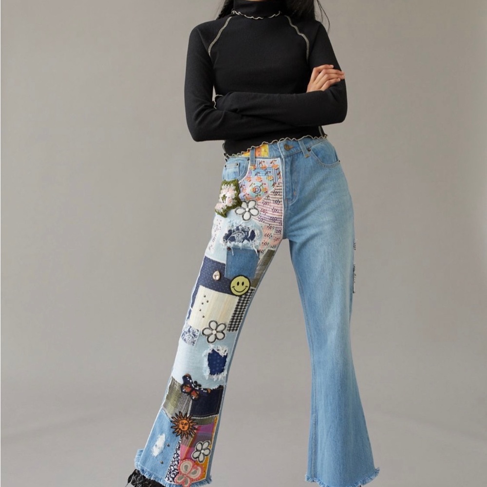 Highrise Bohemian Jeans - Picture 4 of 7